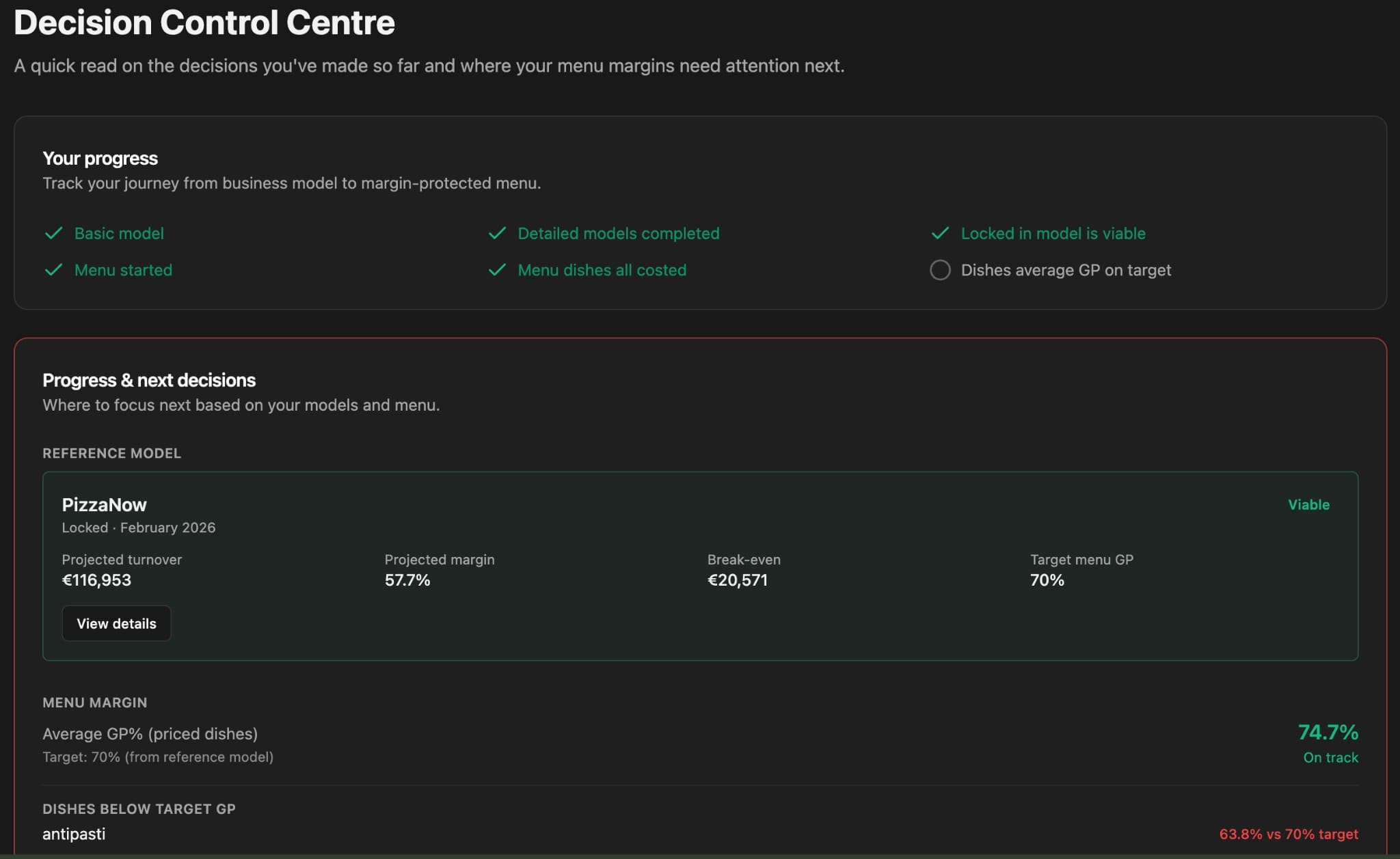Decision Control Centre