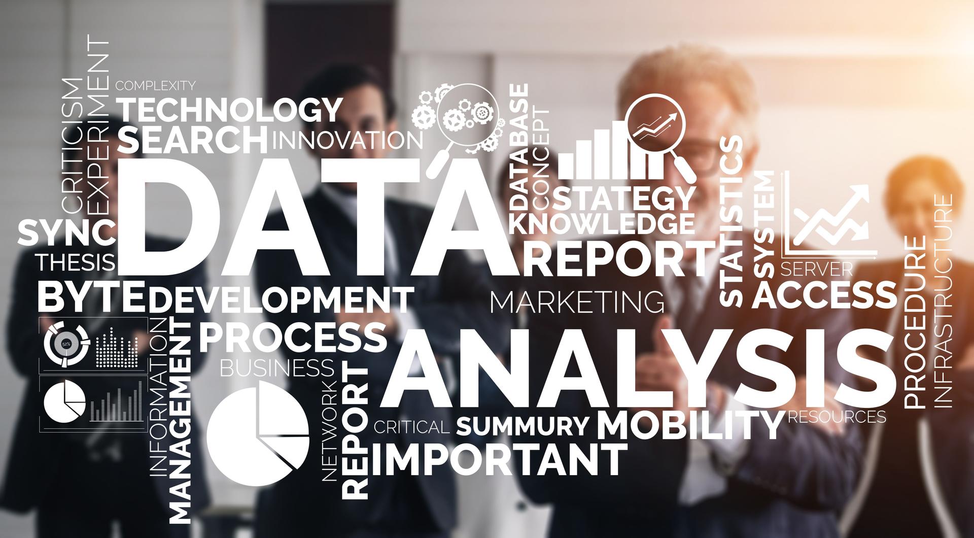 Data Analysis for Business and Finance Concept